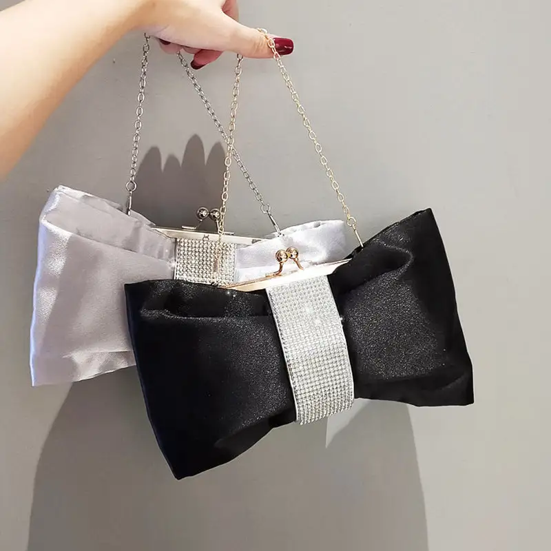 Bow Detail Clutch Bag