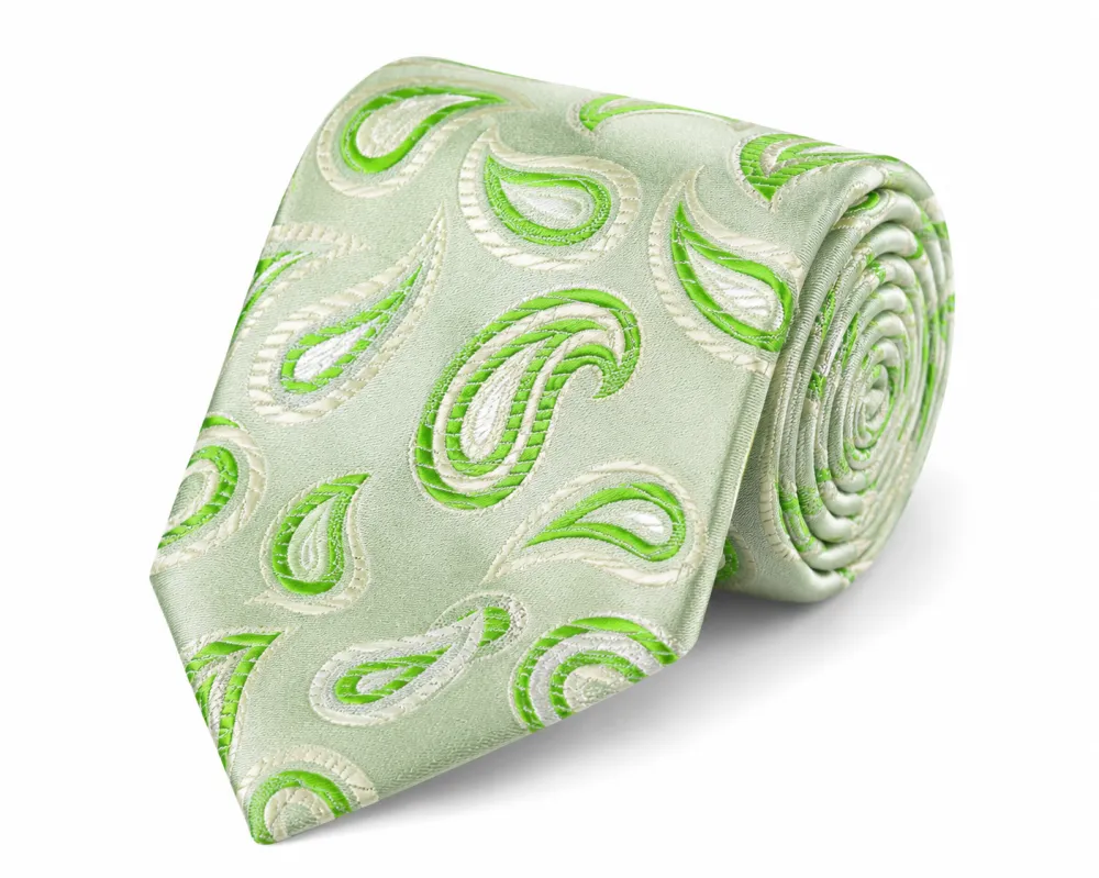 Versatile Silk Paisley Men's Necktie
