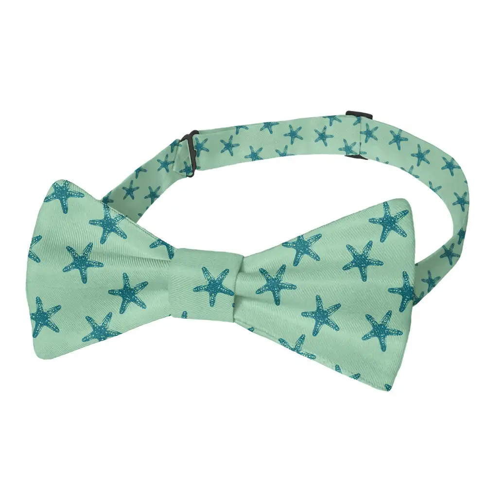 Starfish Pattern Bow Tie
