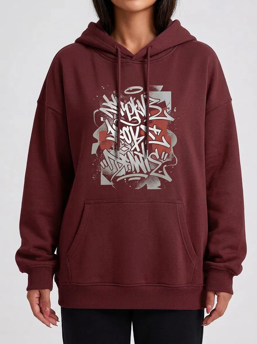 Unisex Street Art Graffiti Hoodie