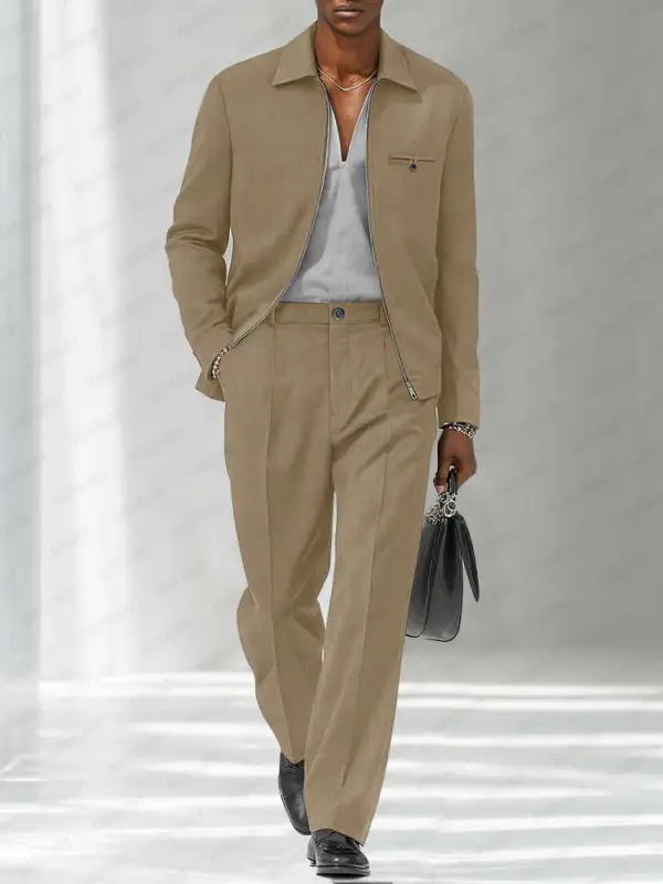 Modern Fashion Thin Jacket Pants Set