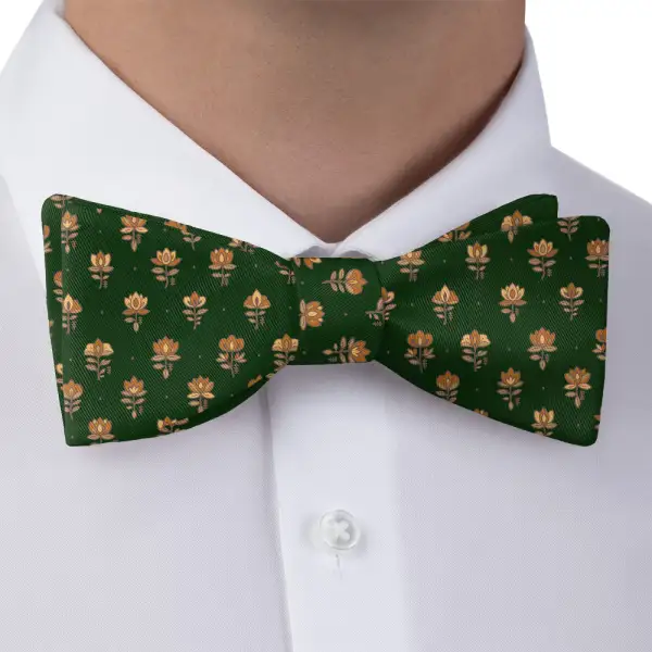 Harvest Bloom Pattern Bow Tie