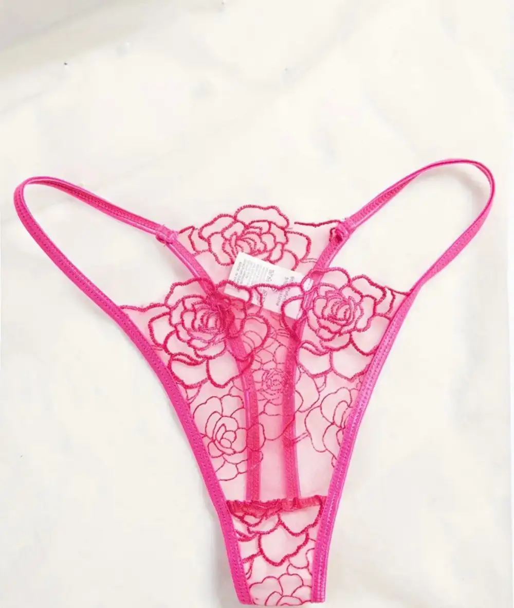 Embroidered Lingerie Set
