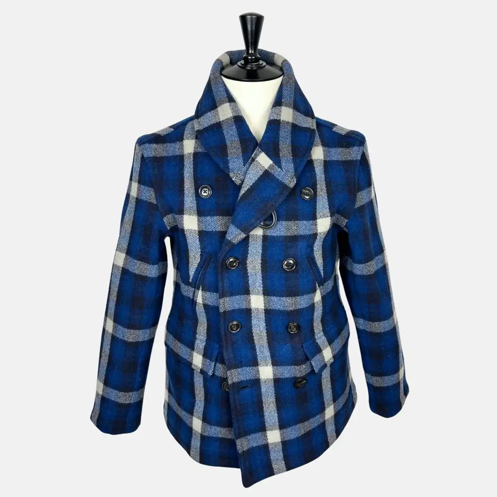 Patterned Wool Coat