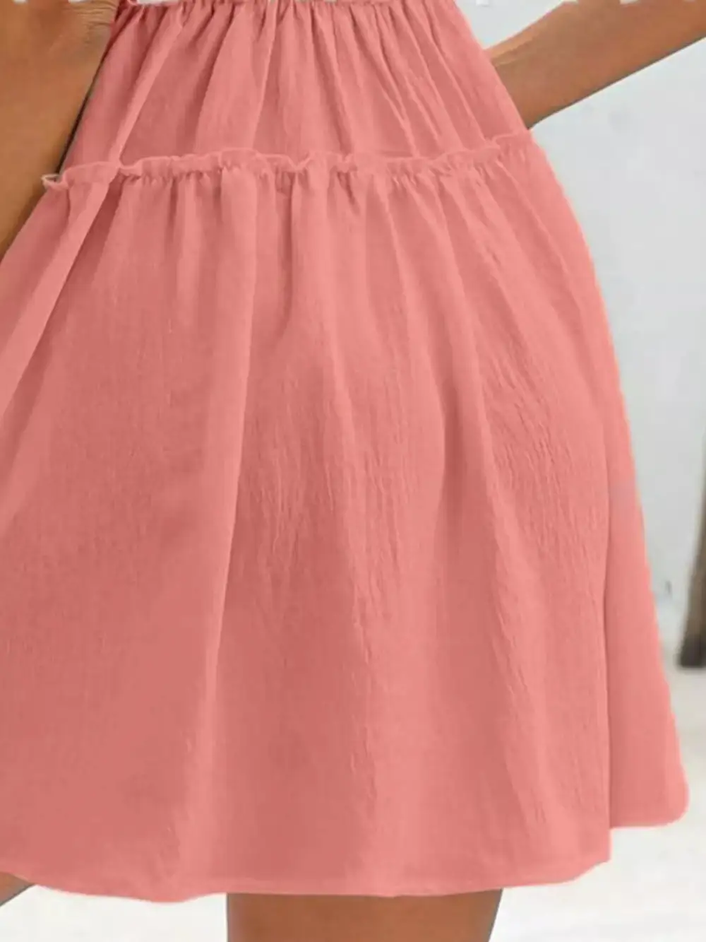 Casual Everyday Round Neck Sleeveless Mini Dress