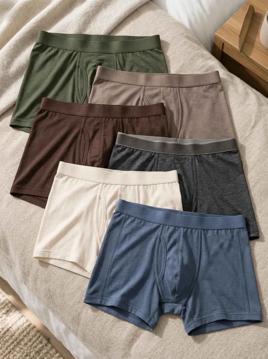 Men's Daily Basics Multipack Cotton Boxer Briefs Set