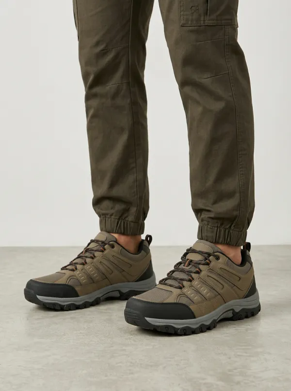 Men's Outdoor Hiking Mesh Lace-Up Trekking Shoes