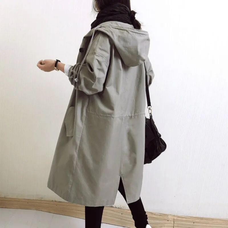Water Resistant Knit Trench Coat