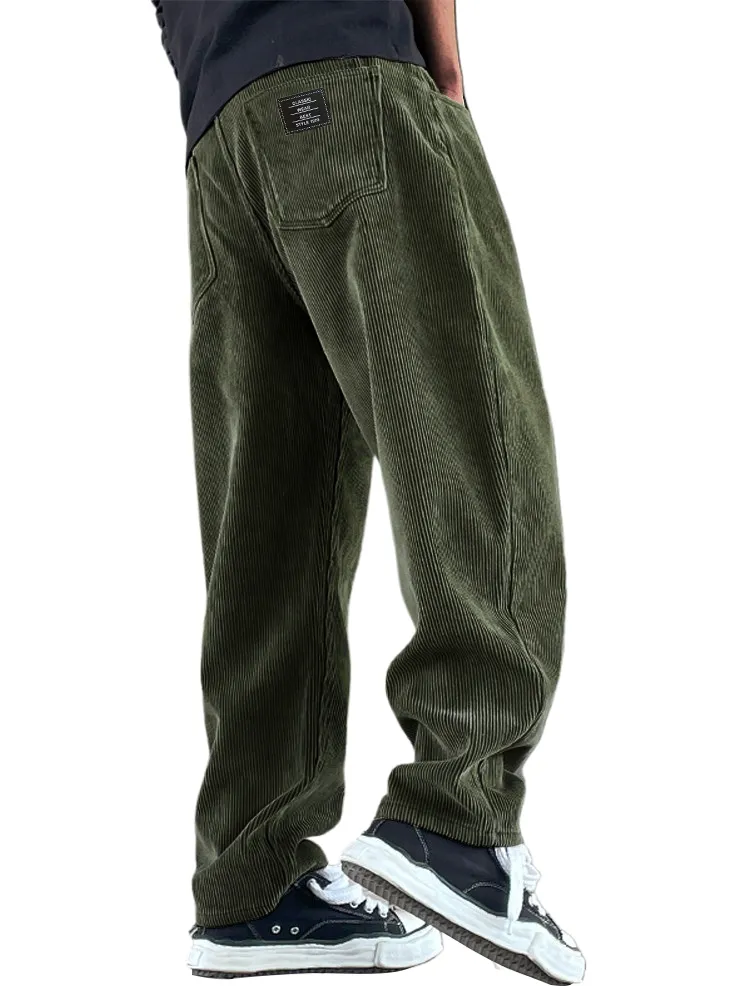 Relaxed Corduroy Utility Pocket Pants