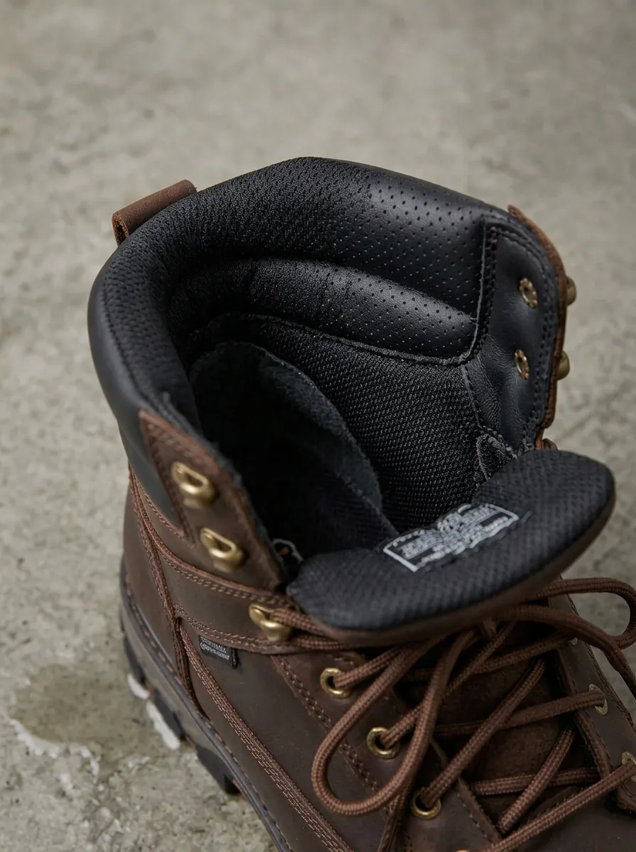 Everyday Hiking Leather-Look Men's Waterproof Work Boots