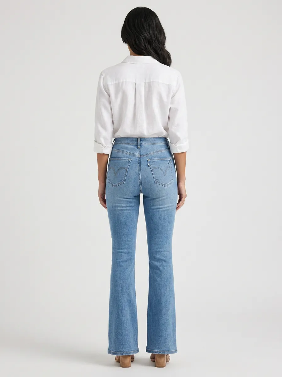 Women's High Waist Casual Denim Jeans
