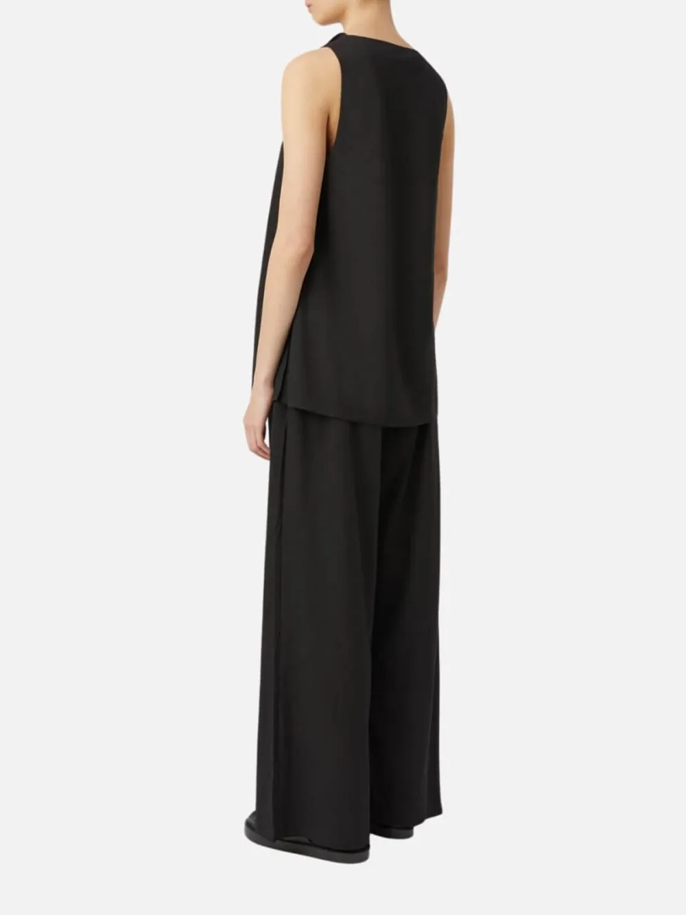 Plain Cowl Neck Tank Top