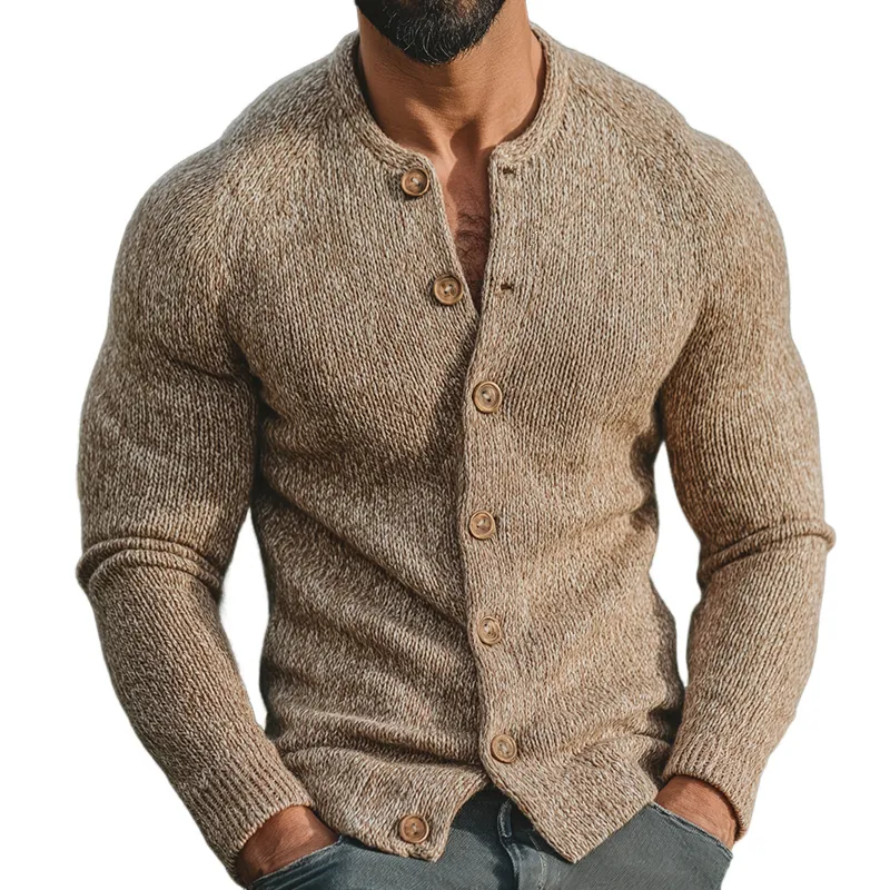 Buttoned Lounge Relaxed Cardigan