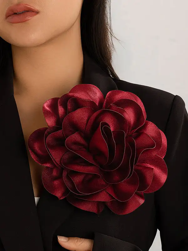 Soft Petal Statement Brooch