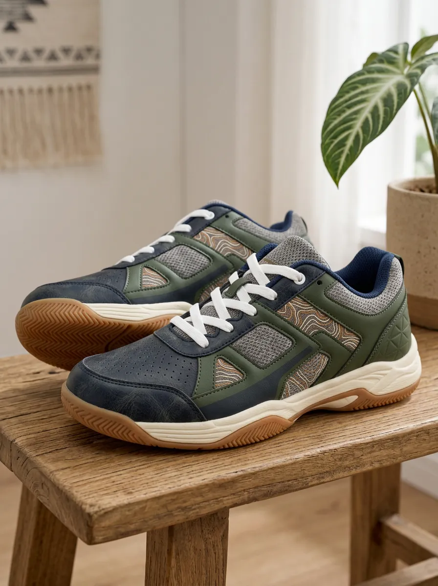 Women's Stride Outdoor Hiking Topographic Pattern Printed Sneakers