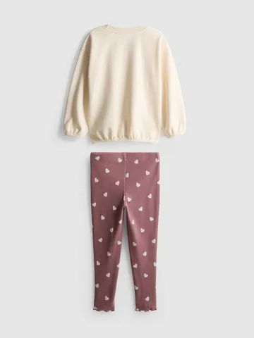 1-9yrs | Sweatshirt and Leggings Set