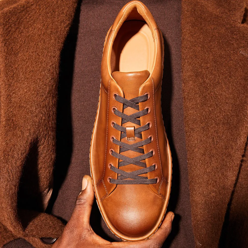 Leather Lined Interior Casual Sneaker