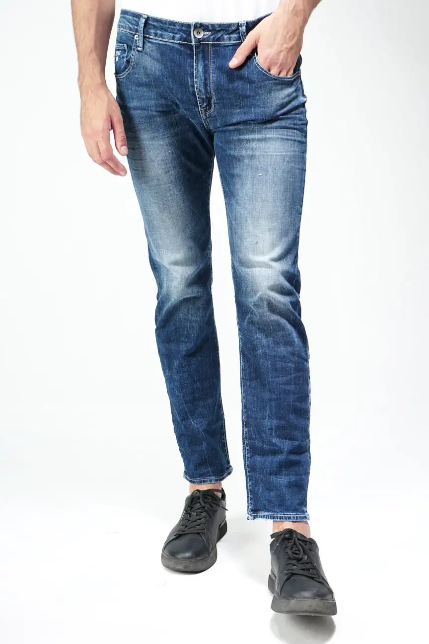 Men's Active Skinny Fit Denim Pants