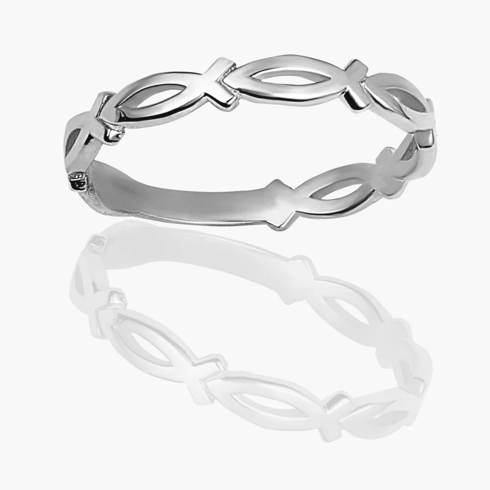 Minimal Ichthys Statement Ring