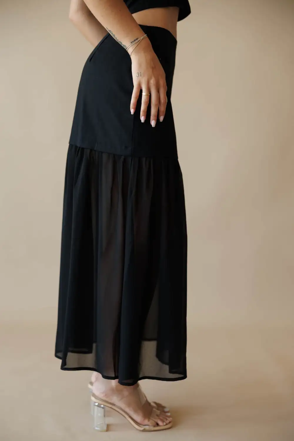 Linen Maxi Skirt
