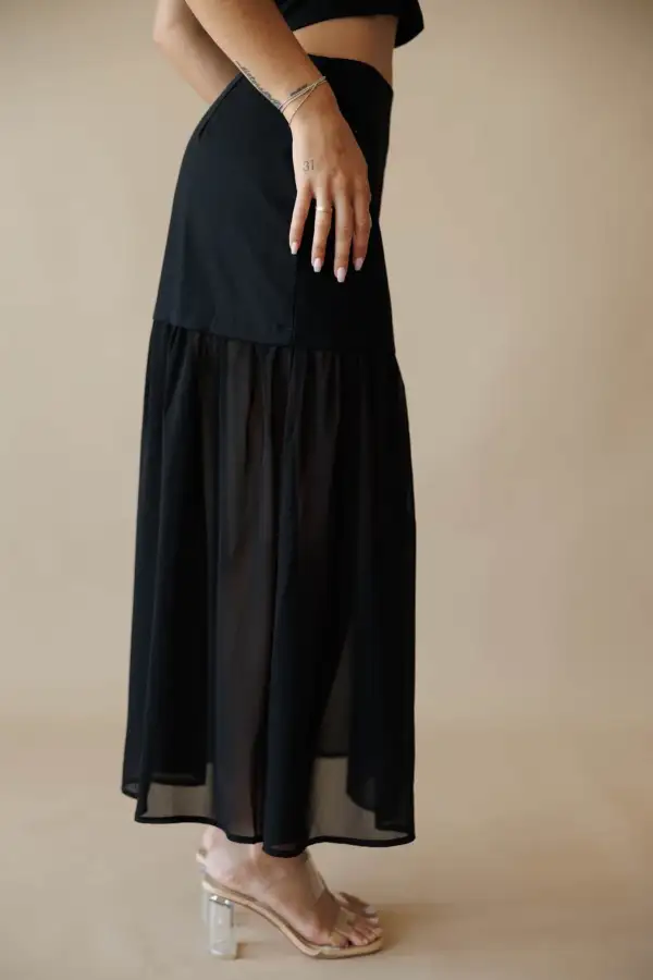Linen Maxi Skirt