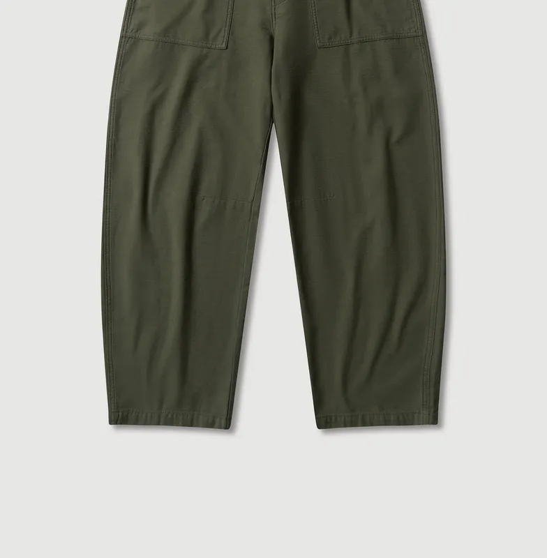Moss Barrel Leg Utility Pants