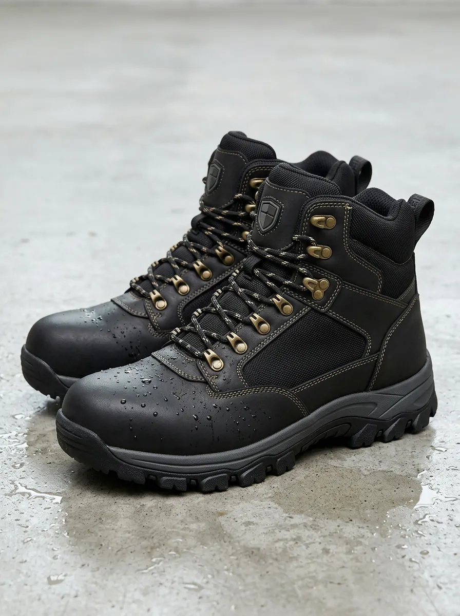 Trail-Ready Tactical Workwear Men's Waterproof Work Boots