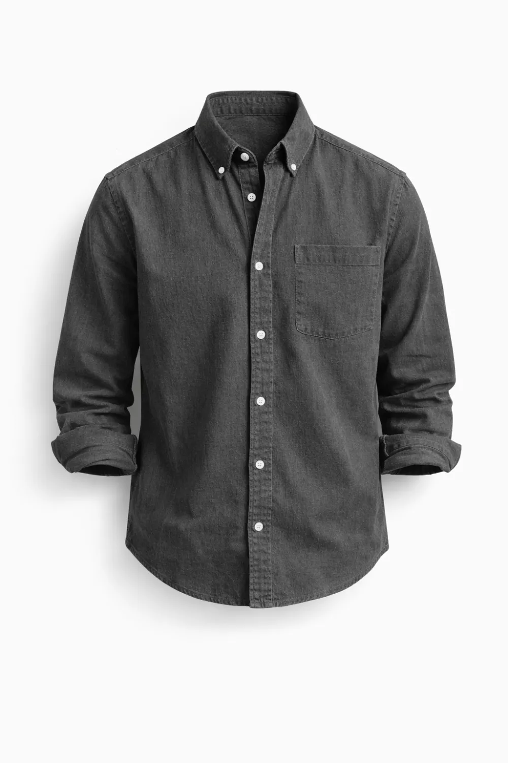 Refined Chest Pocket Classic Long Sleeve Shirt