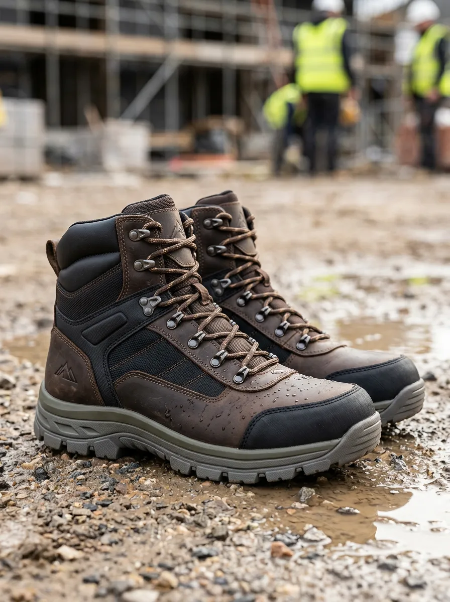 Versatile Construction Edit Men' Waterproof Work Boots