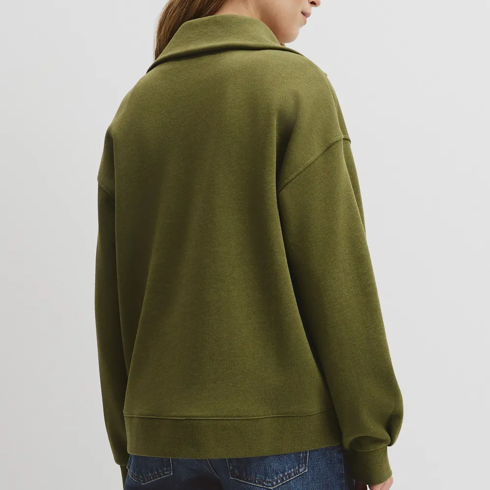 Women's Modern Funnel Neck Sweatshirt