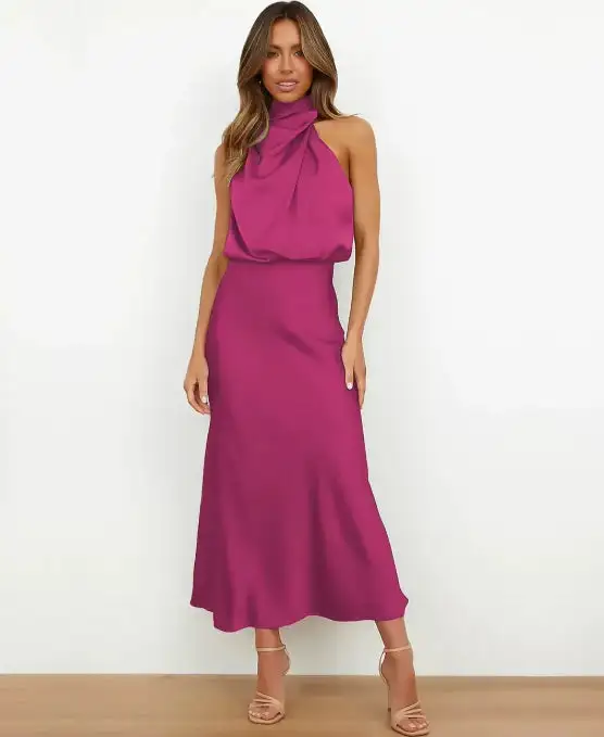  Draped Refined Midi Dress