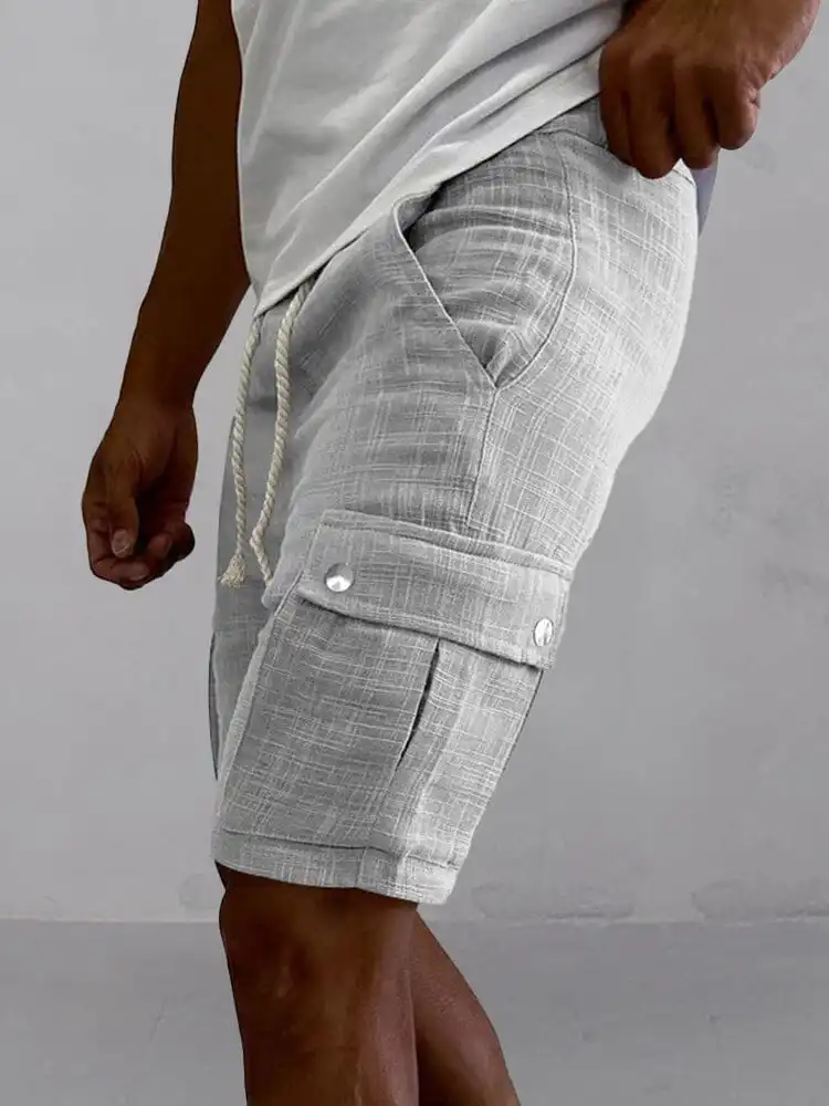 Lightweight Cotton Cargo Shorts