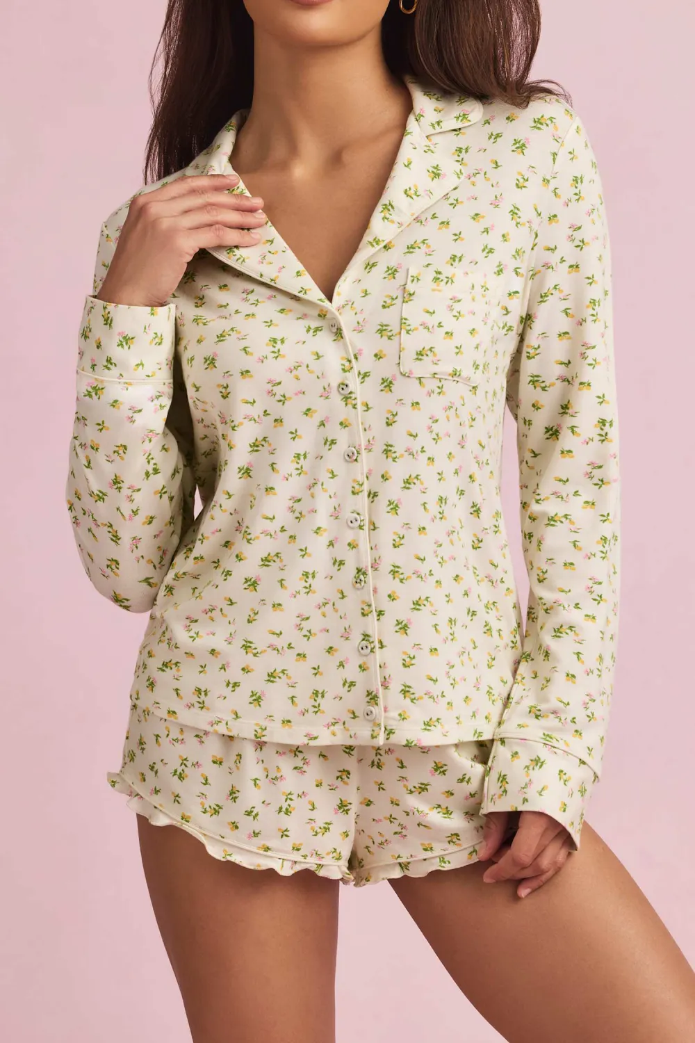 Versatile Basic Casual Women's Pajama Jacket