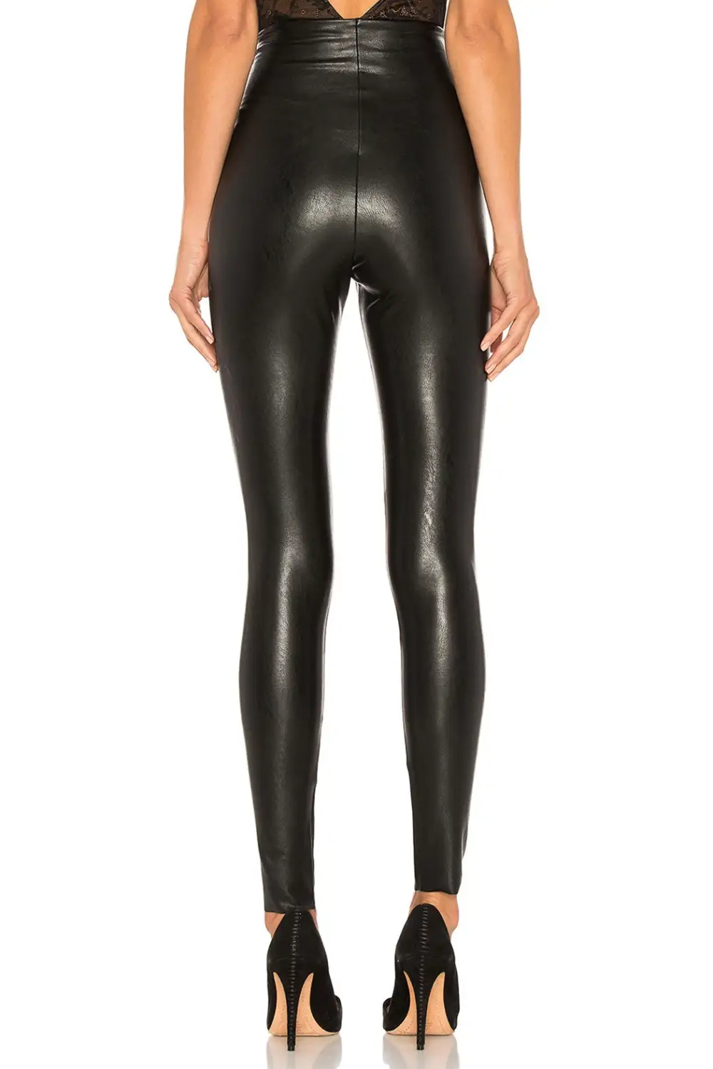 Women's Faux Leather High Waist Leggings