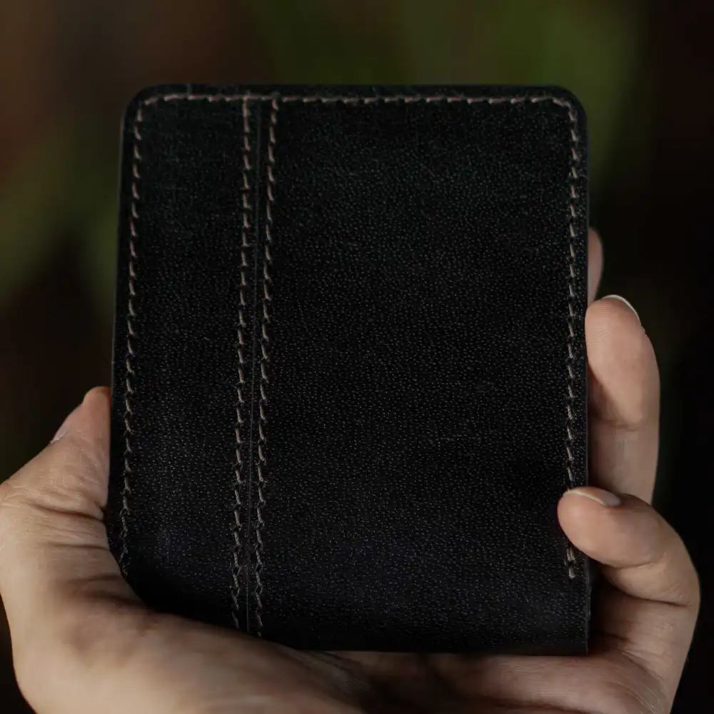 Minimal Compact Leather Wallet