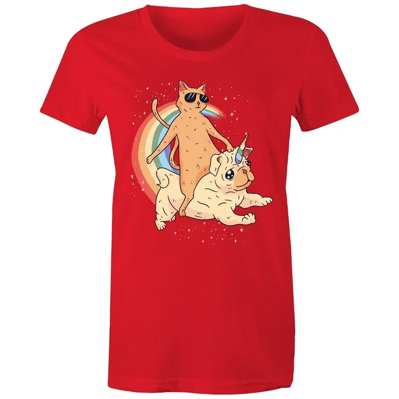 Cat Unicorn Pug T-Shirt