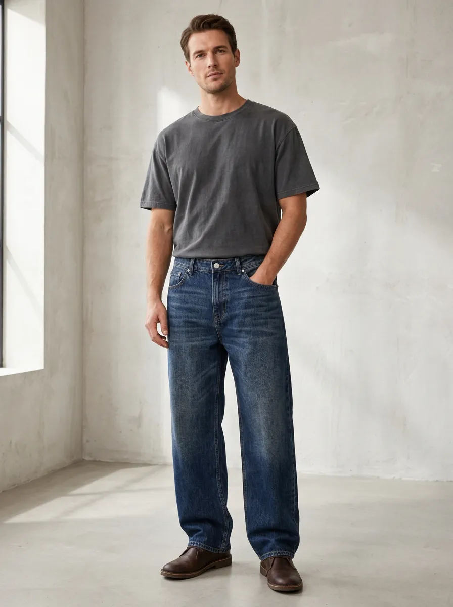 Weekend Ready Straight Fit Relaxed Fit Men's Modern Jeans