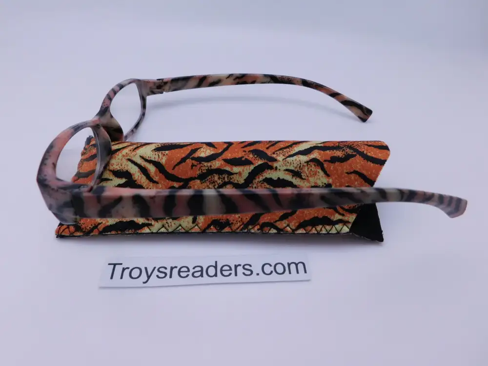 Animal Print Reading Glasses with Matching Case