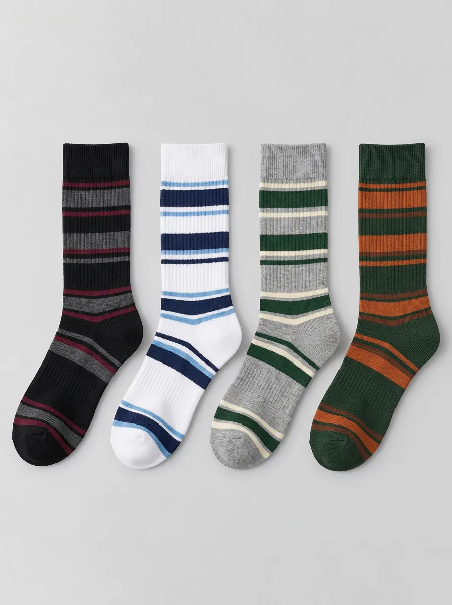Men's Everett Stripe Socks 9-Pack