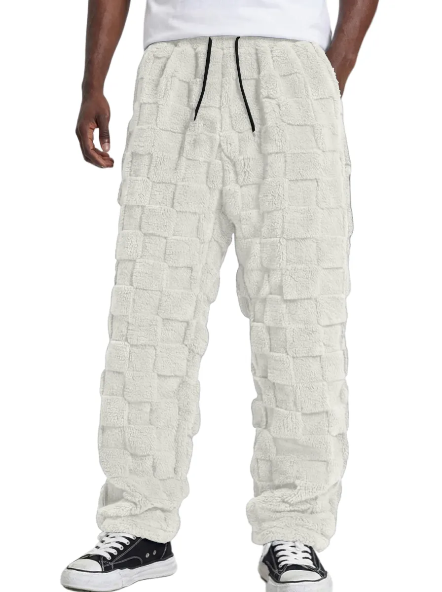 Layered Textured Knit Pants