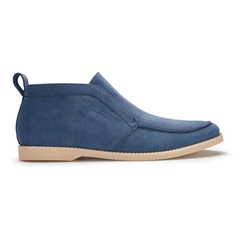 Faux-Suede Suede Faux-Leather Chukka Boots