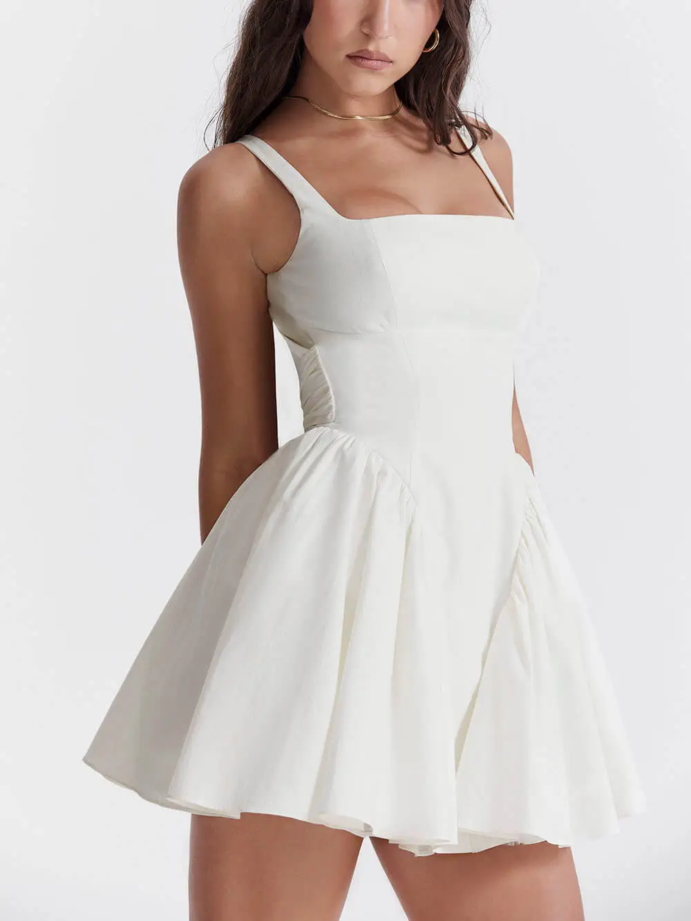 Modern Bow Mini Dress