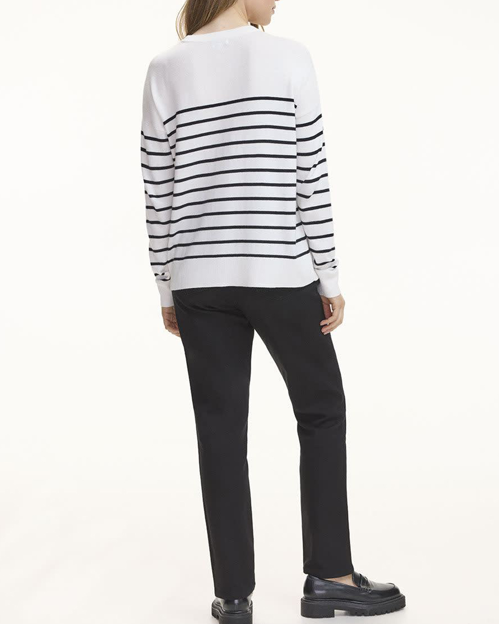 Long-Sleeve Crew-Neck Sweater