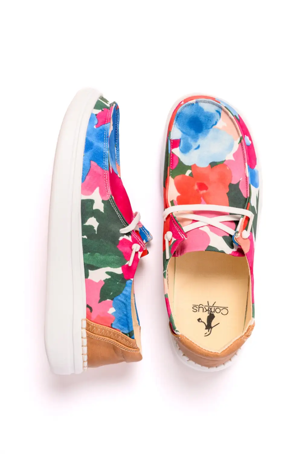 Floral Kayak Sneakers