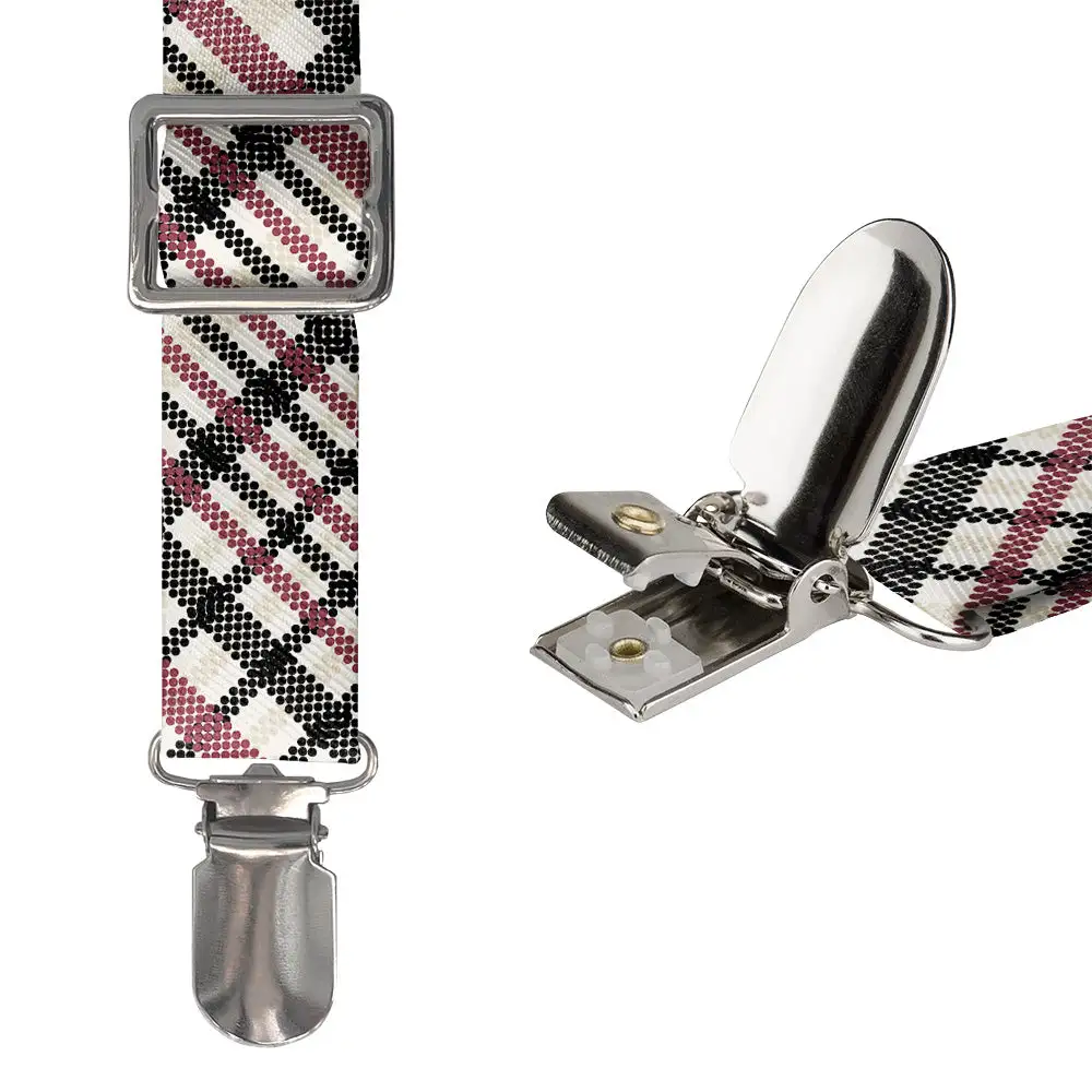 Potter Plaid Pattern Suspenders
