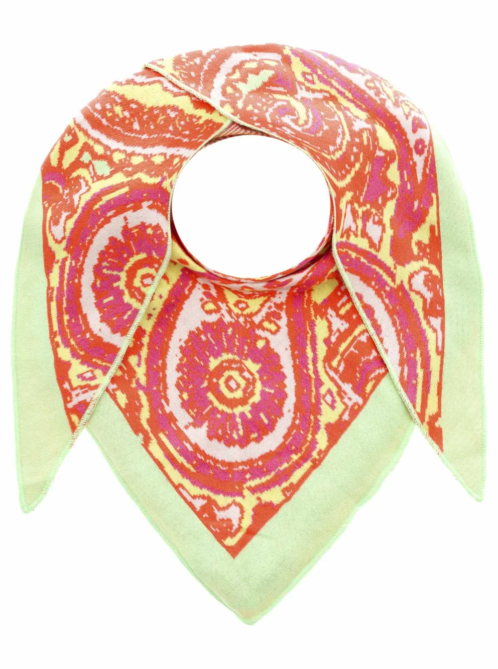 Soft Modern Cotton Wool Heart Pattern Fashion Scarf