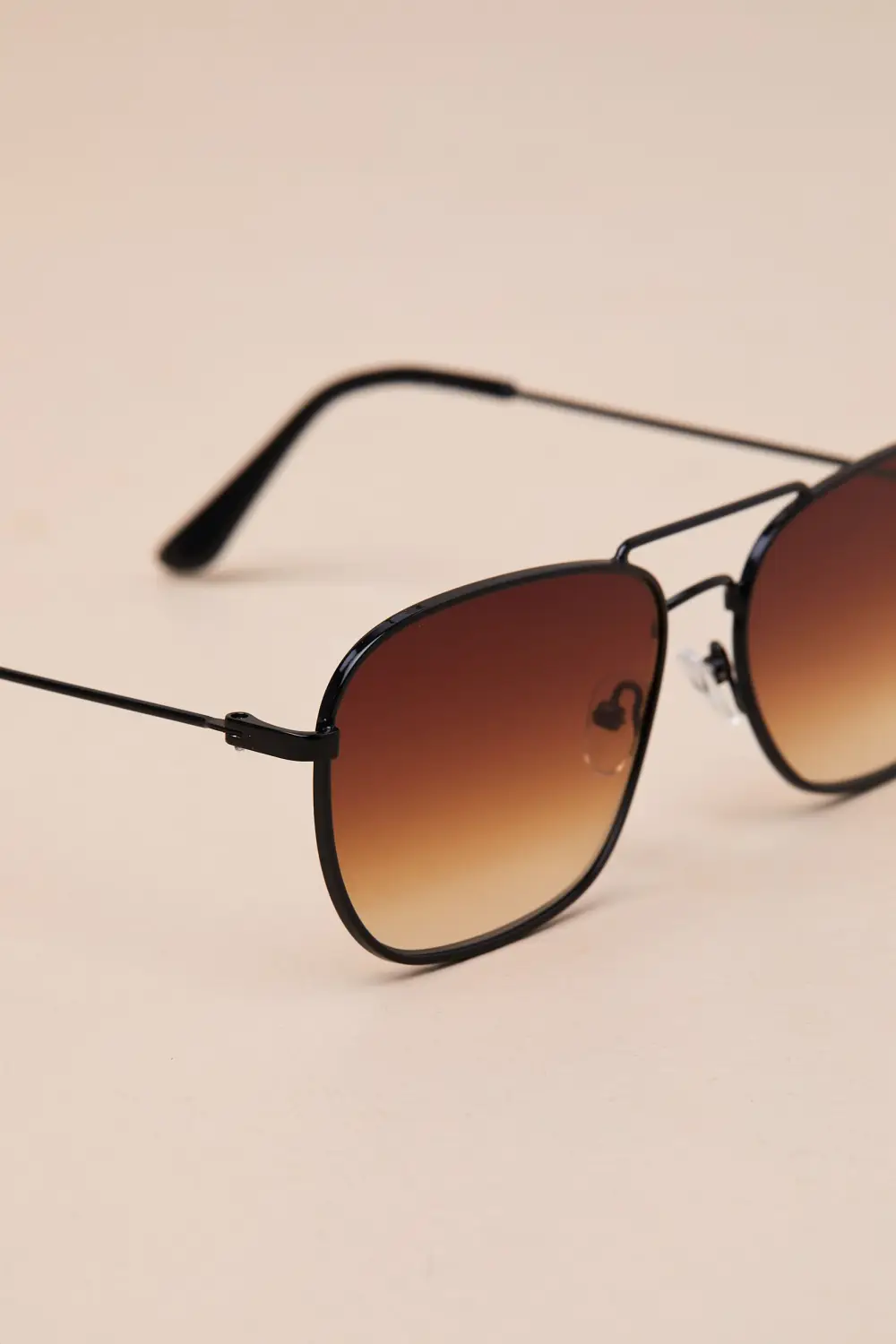 Retro Brown Gradient Lenses All-Match Sunglasses