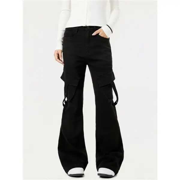 Dark Vintage Micro Baggy Cargo Pants