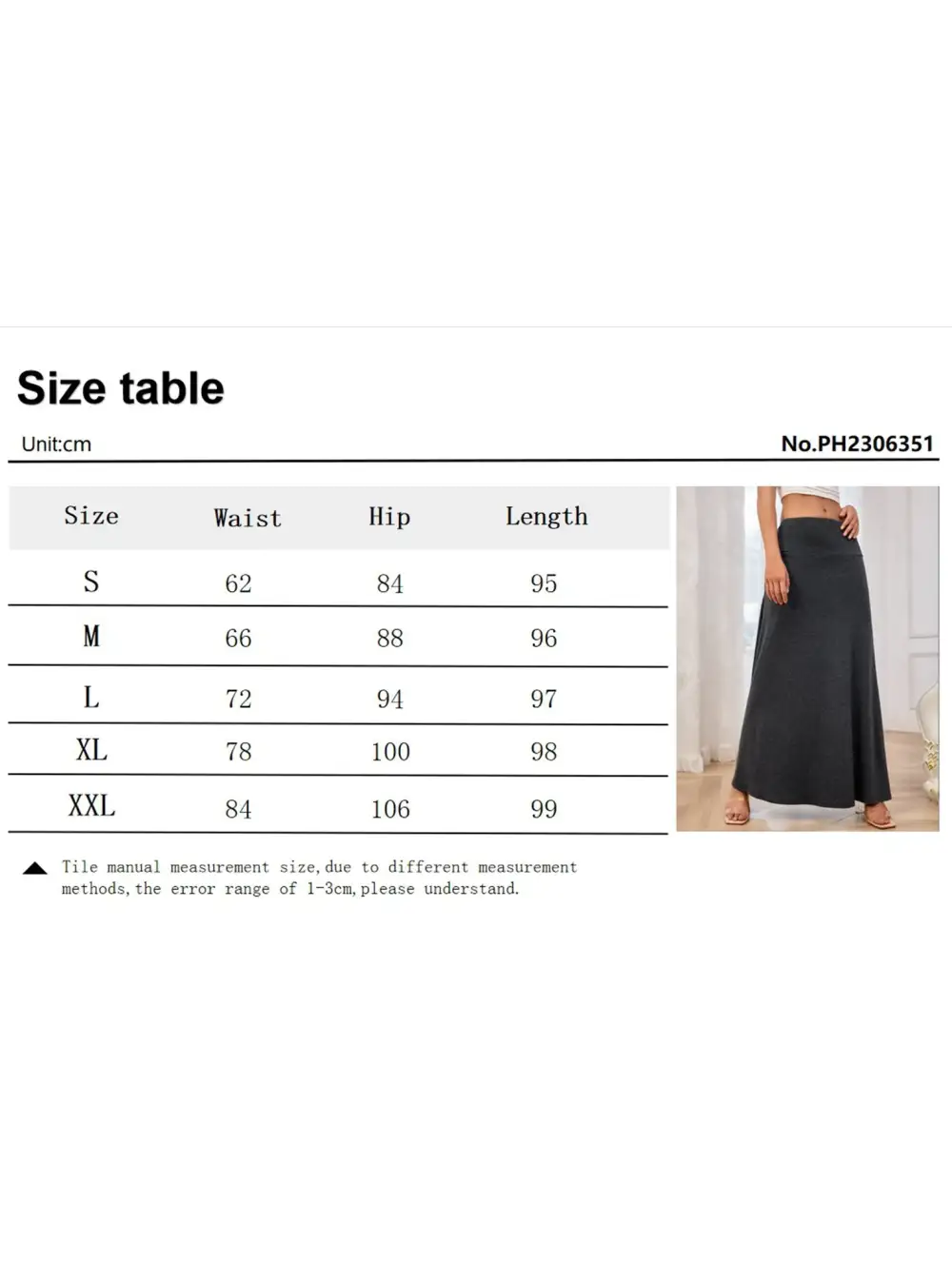 Knit High Waist Midi Skirt
