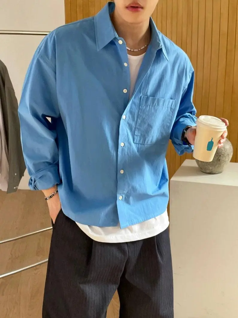Boxy Fit Long Sleeve Shirt